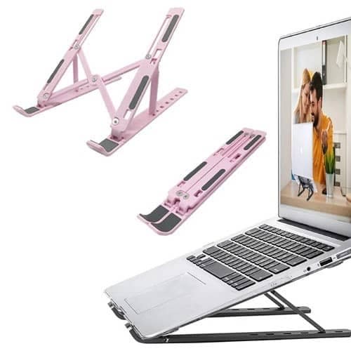 Adjustable Laptop / Tablet Stand - Pink