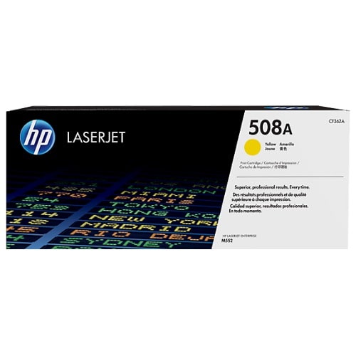 508A Yellow Original LaserJet Toner Cartridge