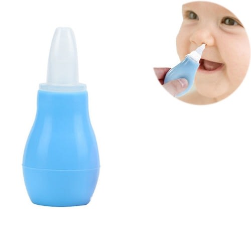 Baby Nose Aspirator Nasal Vacuum Suction Cleaner Snot Backflow Prevention - Blue
