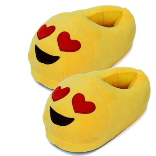 Emoji Fluffy Slippers