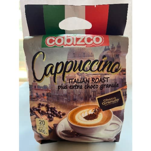 Cobizco - Cappuccino Coffee Plus Extra Chocolate Granules - 20 Bags