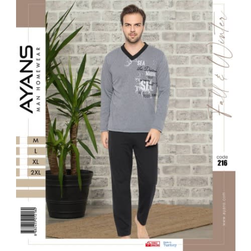 Long Sleeve And Trouser Pyjamas