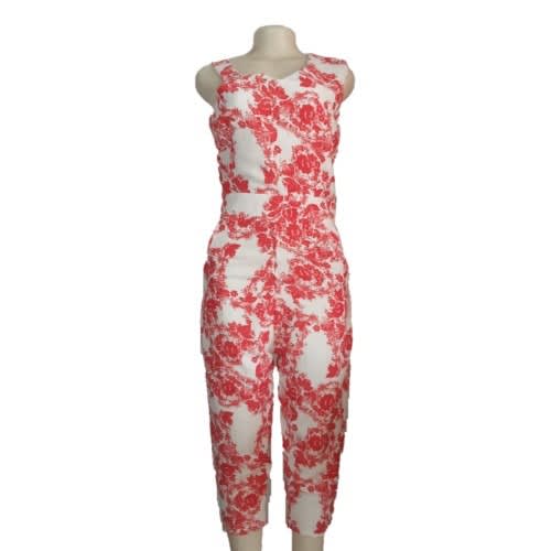 Floral Jumpsuit - 3/4