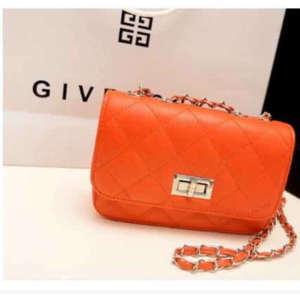 Women's Mini Cross Purse Bag - Orange