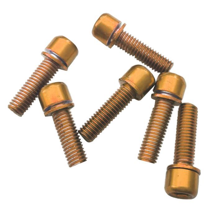 Lot  Socket Screws M5x18 For Bicycle Disc Brake Caliper Rear Golden