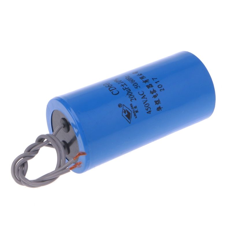 250-450V AC 200uF Appliance Motor Start Run Capacitor CD60 High Quality