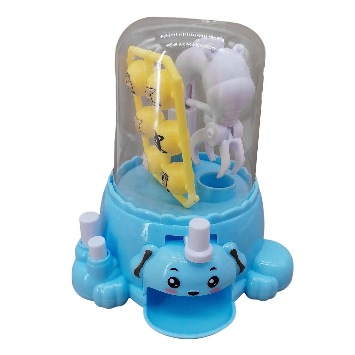 1 Set Mini Ball Catcher Children Clip Ball Claw Machine Blue
