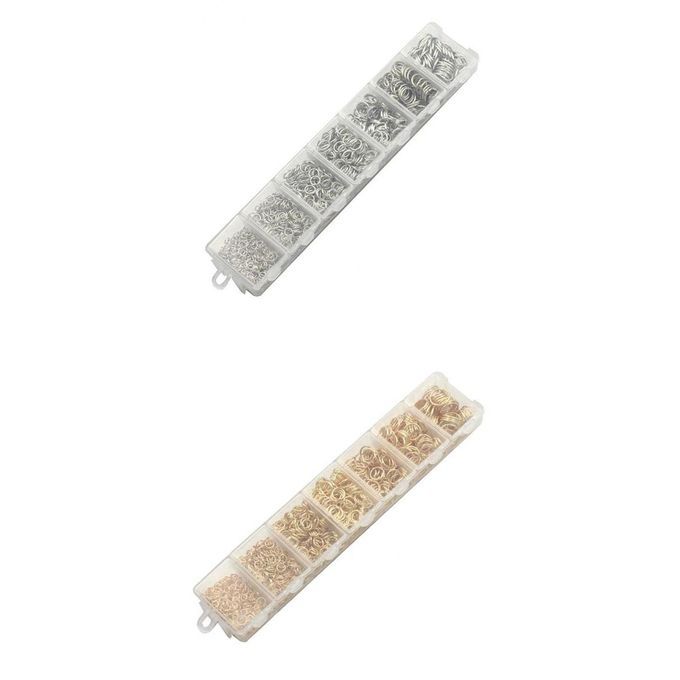 2900 Pack Metal Alloy Jump Rings Open Strong Jewellery Making 3
