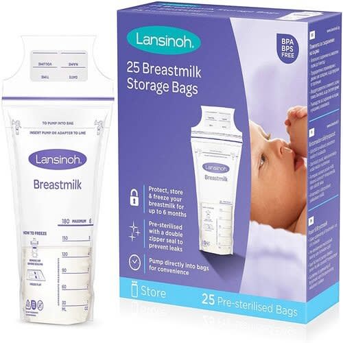 Breastmilk Storage Bags -25 Counts