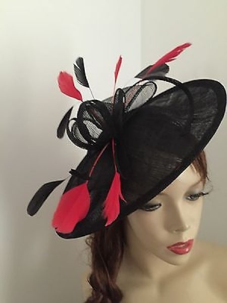 Inspirededge Black Fascinator