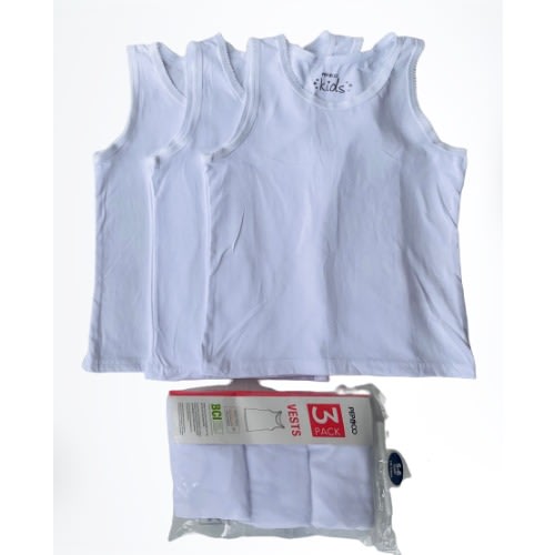 Girls School Vest - 3pcs