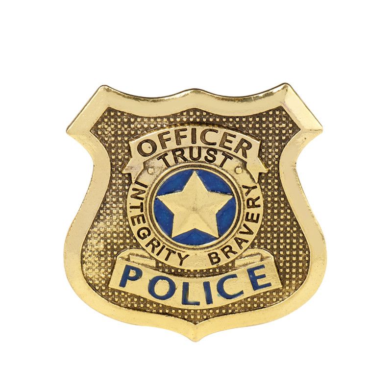 Movie Accessories Cosplay Jewelry POLICE BADGES Brooch