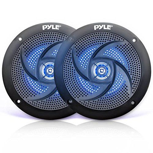 LowProfile Waterproof Marine Speakers  100W 4 Inch 2 Way 1 P