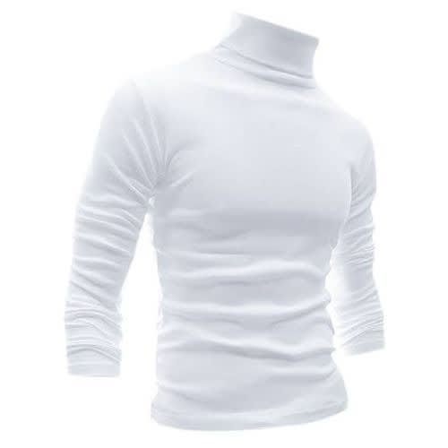 Turtleneck Long Sleeve - White