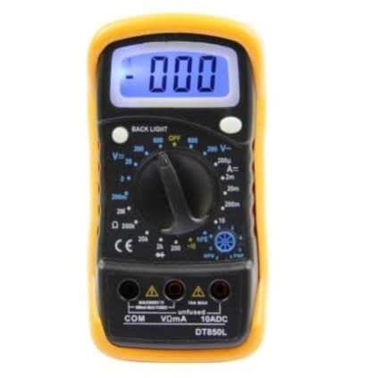 Digital Multimeter Dt830l With Backlight Display