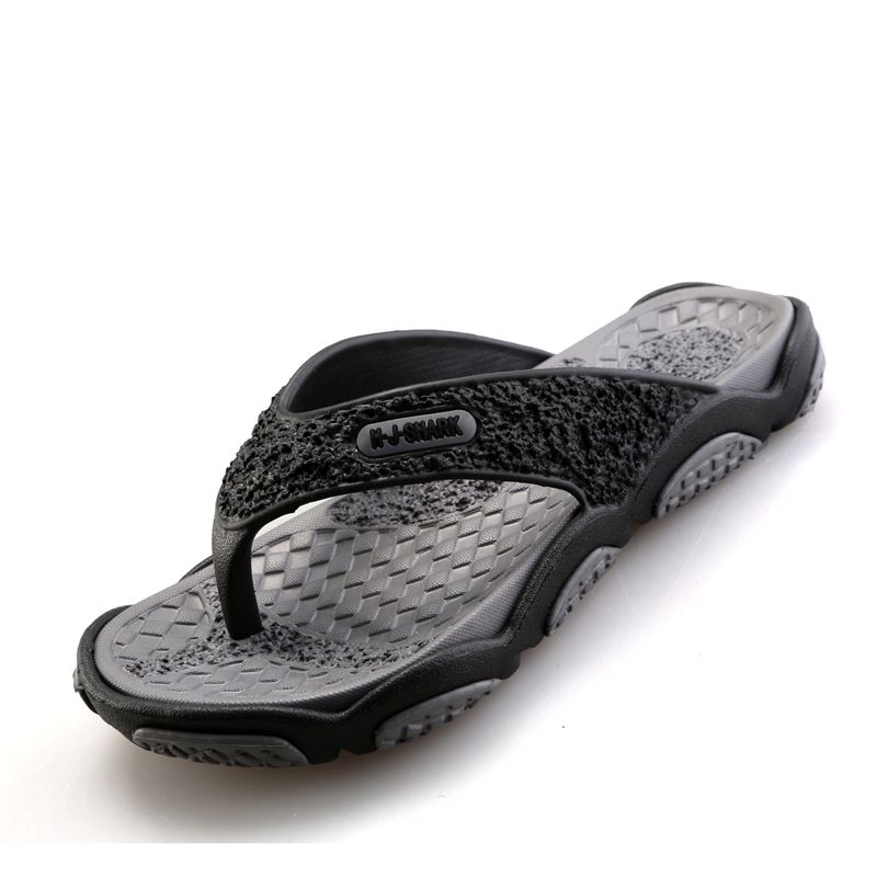 Mens Flip Flops Casual Sandals-Grey