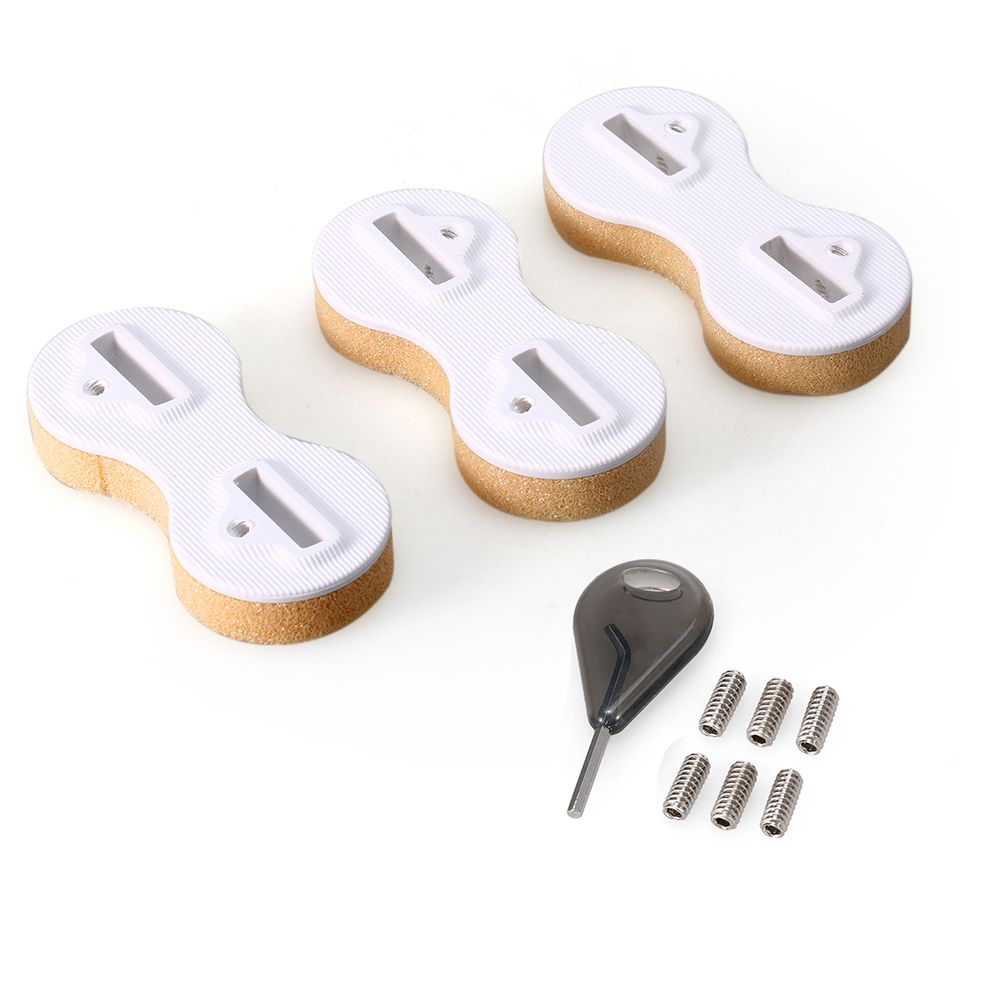 3 PCS Fushion Fin Box Plug Extra Fin Key 9MM Fin Screws Set