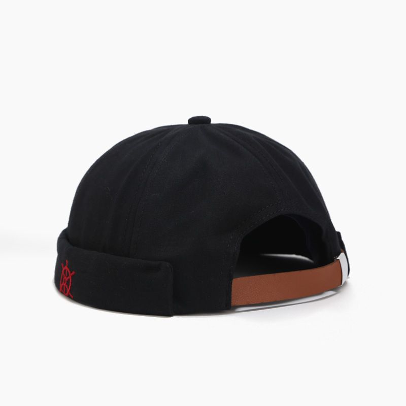 Unisex Adjustable Brimless Hat Men Women Retro