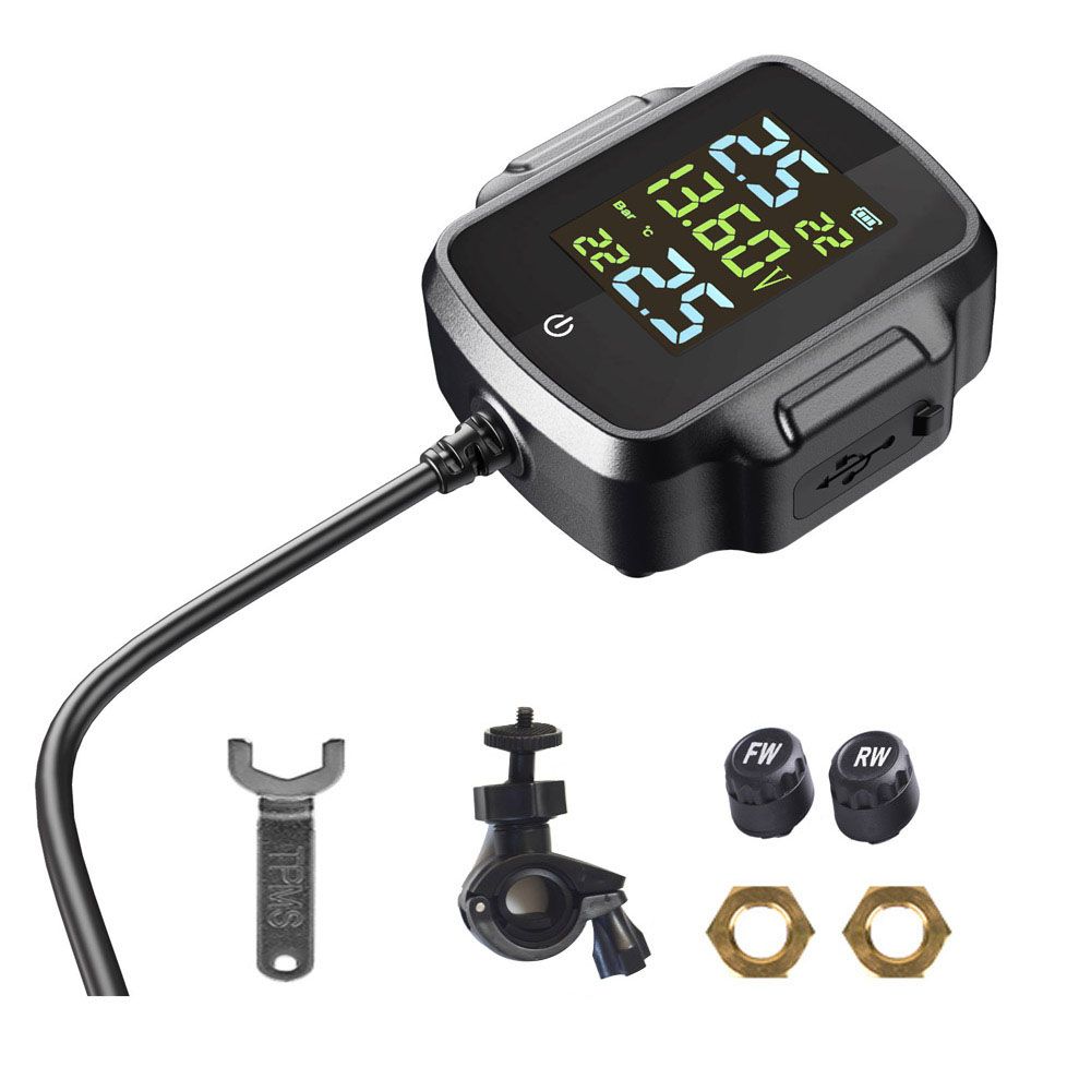 Tire Pressure Detector Motorcycle Tire Pressure Monitor