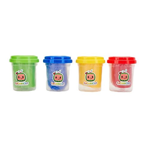 Colourful Modelling Dough 4-Pack, Mixed Colours