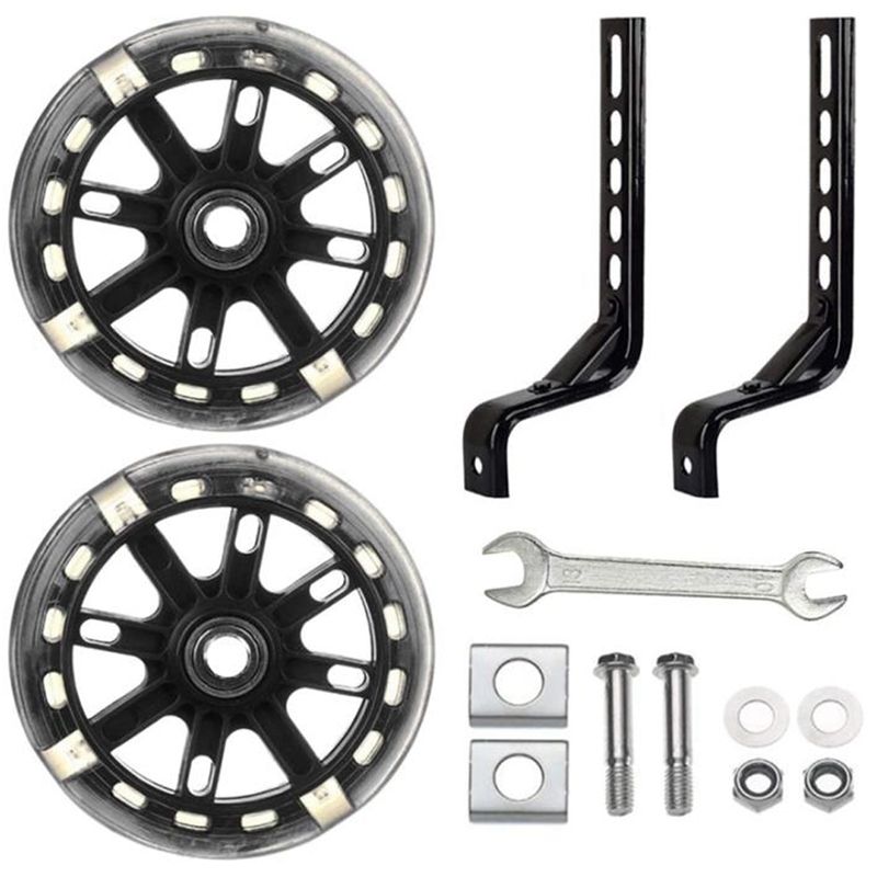 Bicycle Mute Training Wheels For 12 14 16 18 20 Inch Single