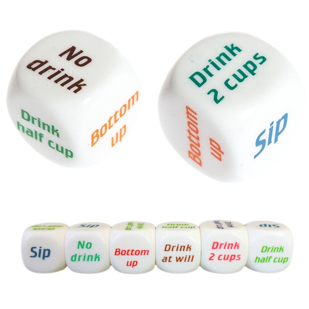 1pc Playing Drinking Wine Mora Dice Games Gambling Adult