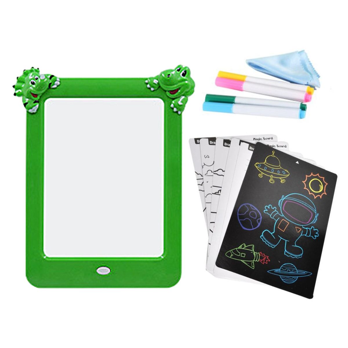 1 Set Writing Board LED Tablet Painting Tools Green