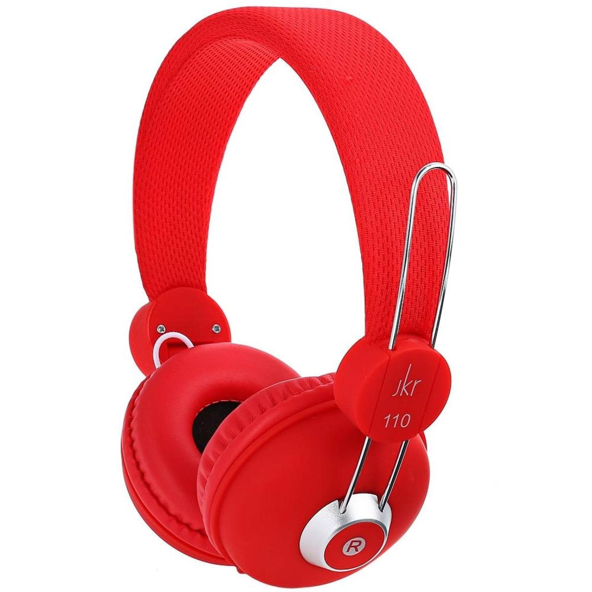 JKR 110 3.5MM Plug Foldable Wired Stereo HiFi Music Headphones Headset BLACK BDZ