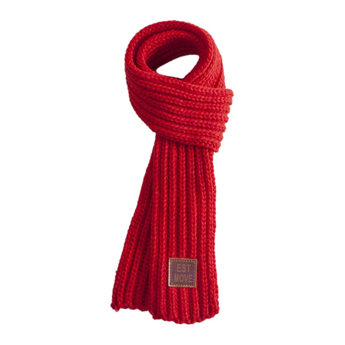 Baby Scarf Cozykidz Knitted Neck Wrap Soft Warm Winter for Babies Red