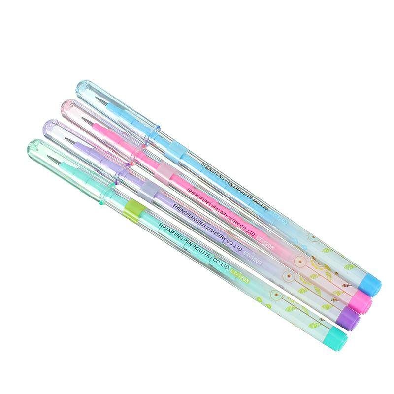 4Pcs/lot Pencils Non-Sharpening Pencil Bullet Pencil For Kids Gifts