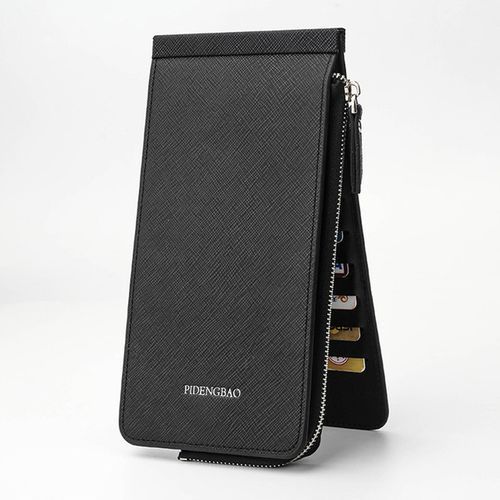 Men Women PU Leather Long Wallet Card Holders With Multiple Card Slots