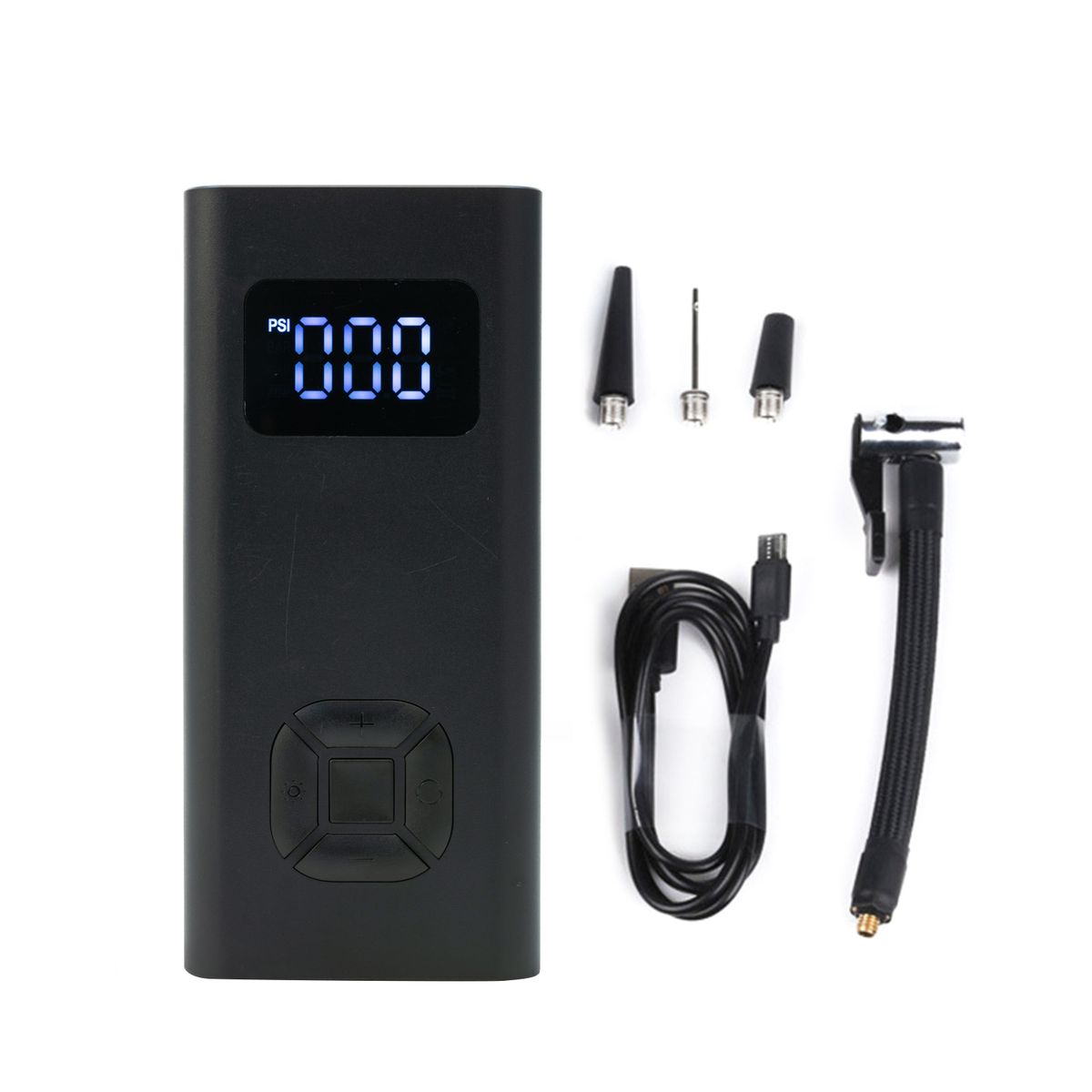 Tire Inflator Portable Air Compressor Digital Pressure Gauge