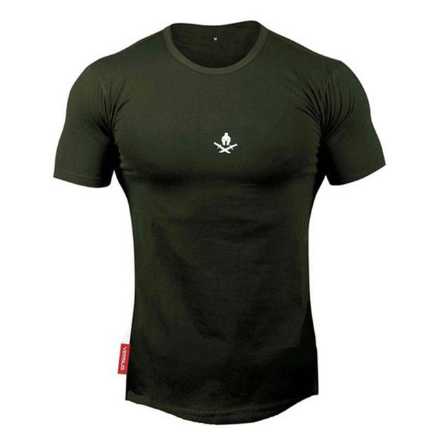 -New -Brand -Clothing -Fitness -Running -T Army Green 1_M