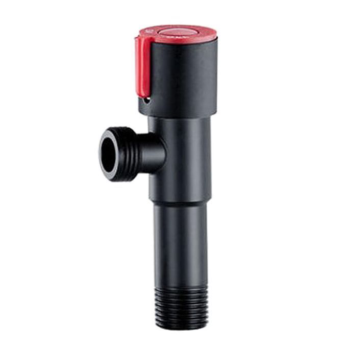 Angle Valve Thickened Hot Cold Water Shut Off Valve For Toilet Red 2