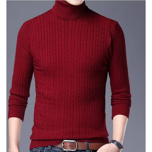 Turtle Neck Long Sleeve Shirt