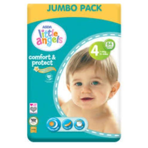 Little Angel Diaper - Size 4 - 84 Count