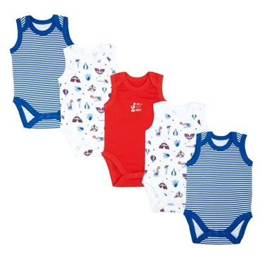 Sleeveless Bodysuits - Pack Of 5
