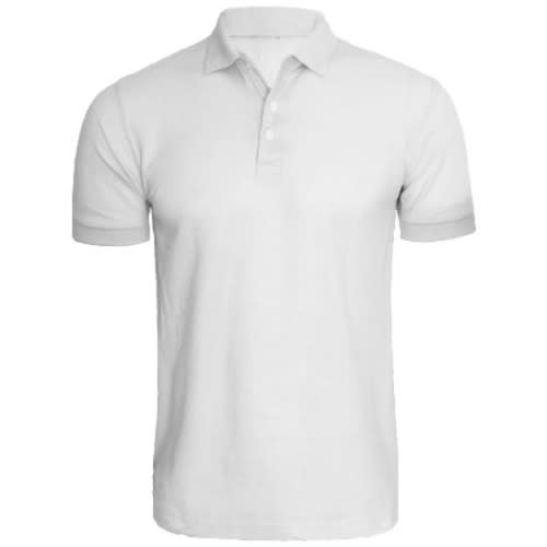 Plain Polo Shirt - White
