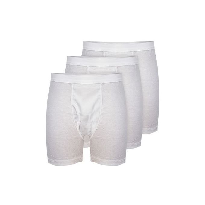Men's Premium 3in1 Boxers - White