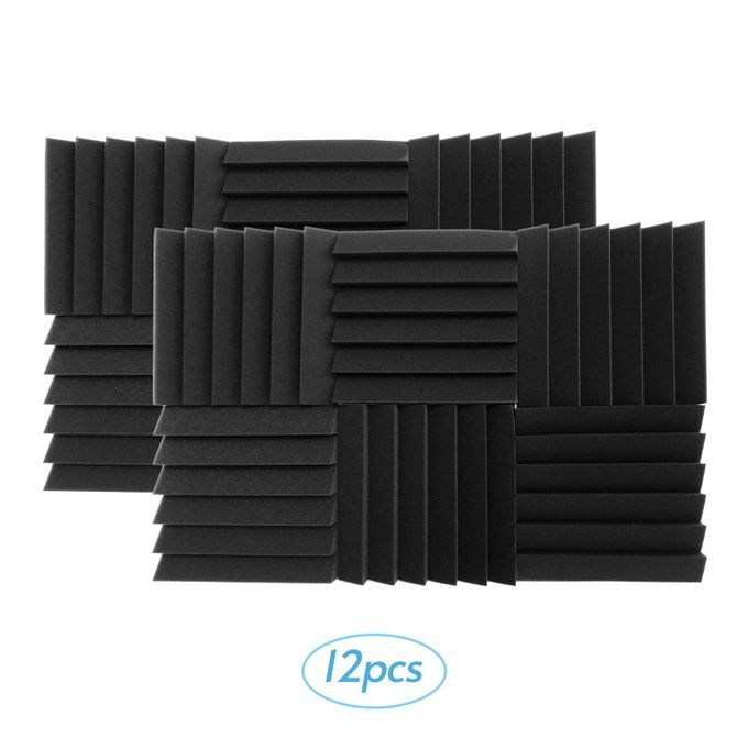 12pcs 12*12*2inch High Density Studio Acoustic Foams Panels