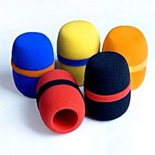 5 Pcs Multicolor Microphone  Foam/cover
