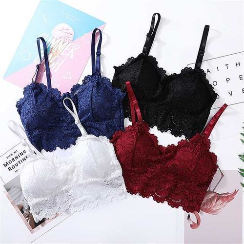 Ladies Sexy 3 In 1Lace Bralette Tube Tops,ladies Teenagers Bra Top