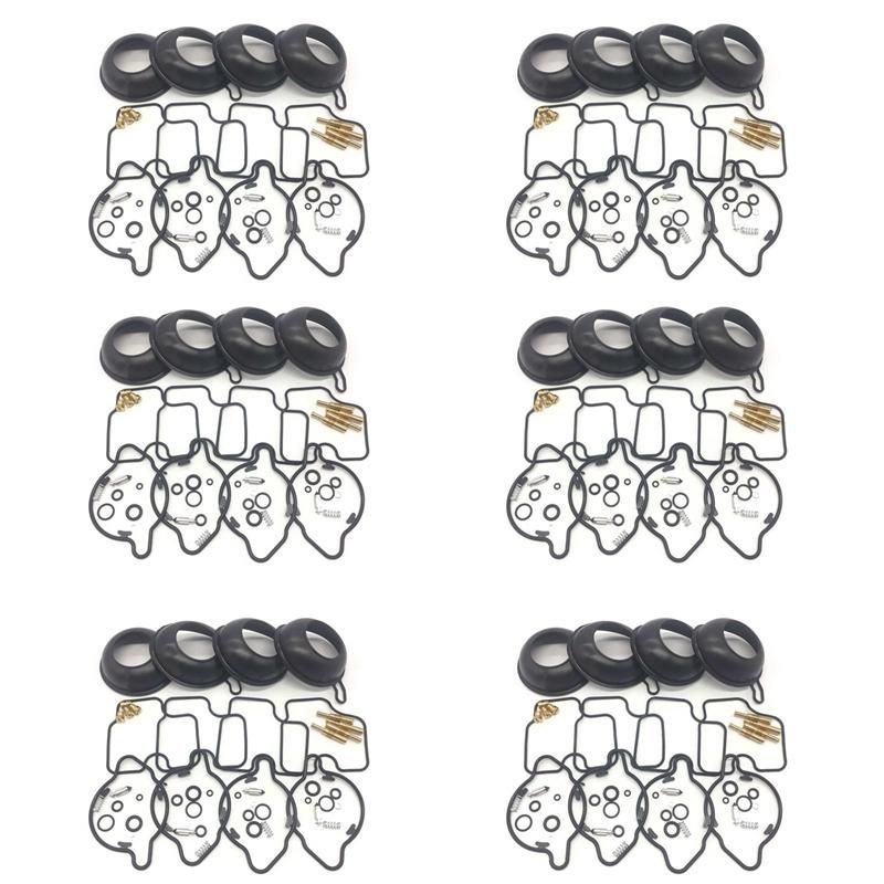 24 set for honda cbr600 f4 022501-35010 carburetor repair kit piston diaphragm part