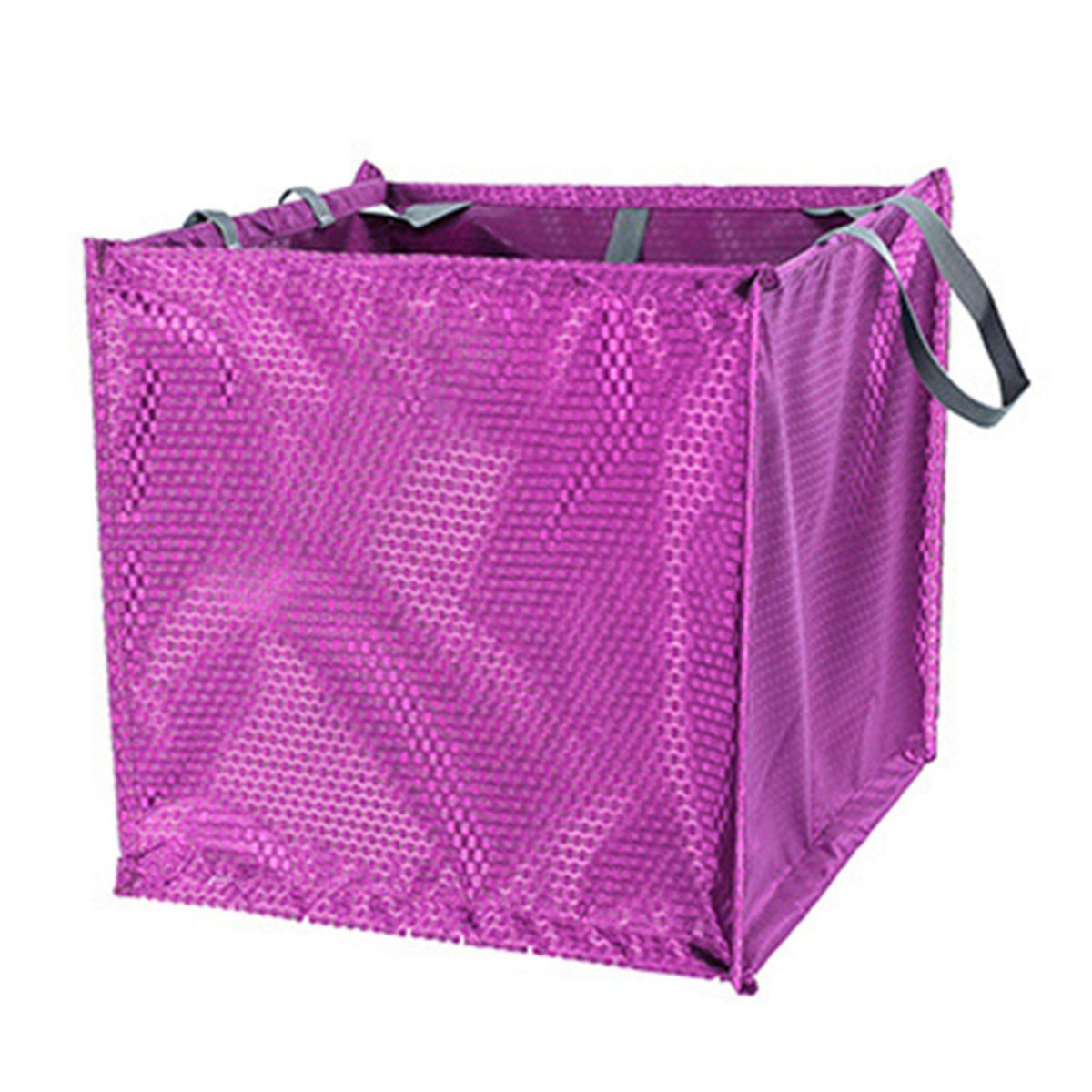 Storage Basket Waterproof Rope Storage Basket Rose Red