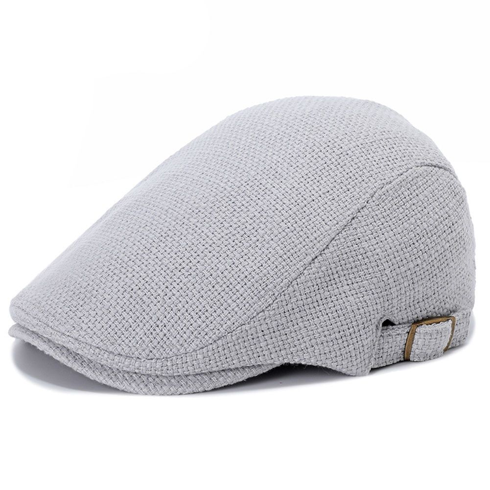 Men's Casual Hat Berets Linen Caps For Spring Summer Autumn