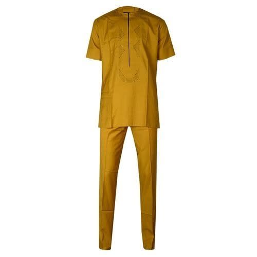 Men Traditional Attire - Yellow