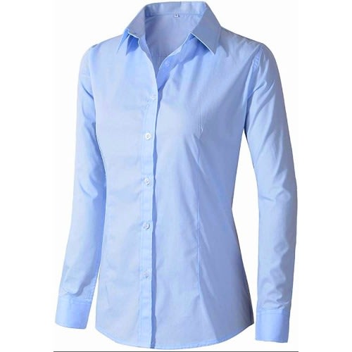 Ladies Formal Dress Shirt  - Light Blue