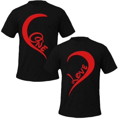 One Love T-Shirt Couples