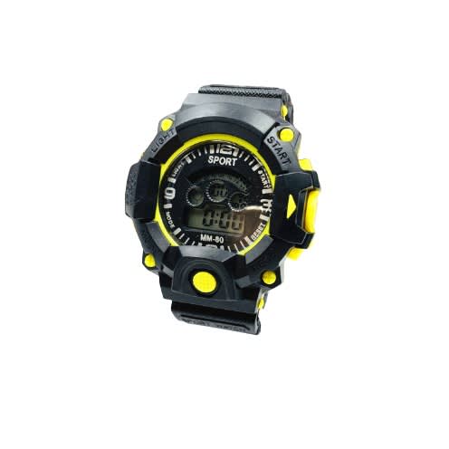 Kids Electronic Sport Watch - Yellow