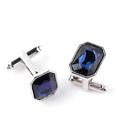 Men Cufflinks - Blue